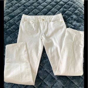 NWT Tory Burch White Skinny Jeans